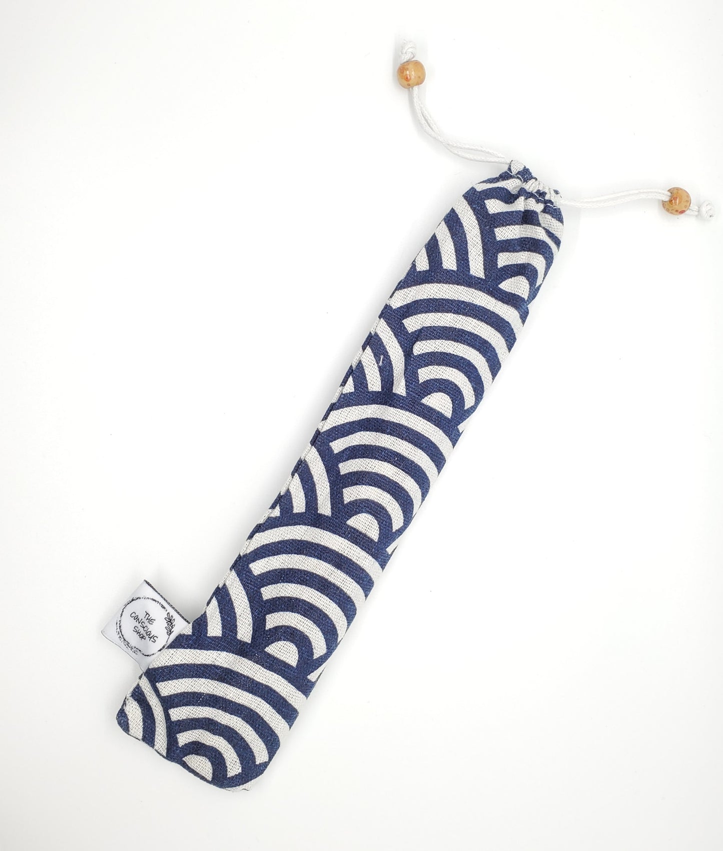 Set of 3 Reusable Stainless Steel Straws with Cleaning Brush & Travel Pouch - Straight, Bent, & Smoothie Straws