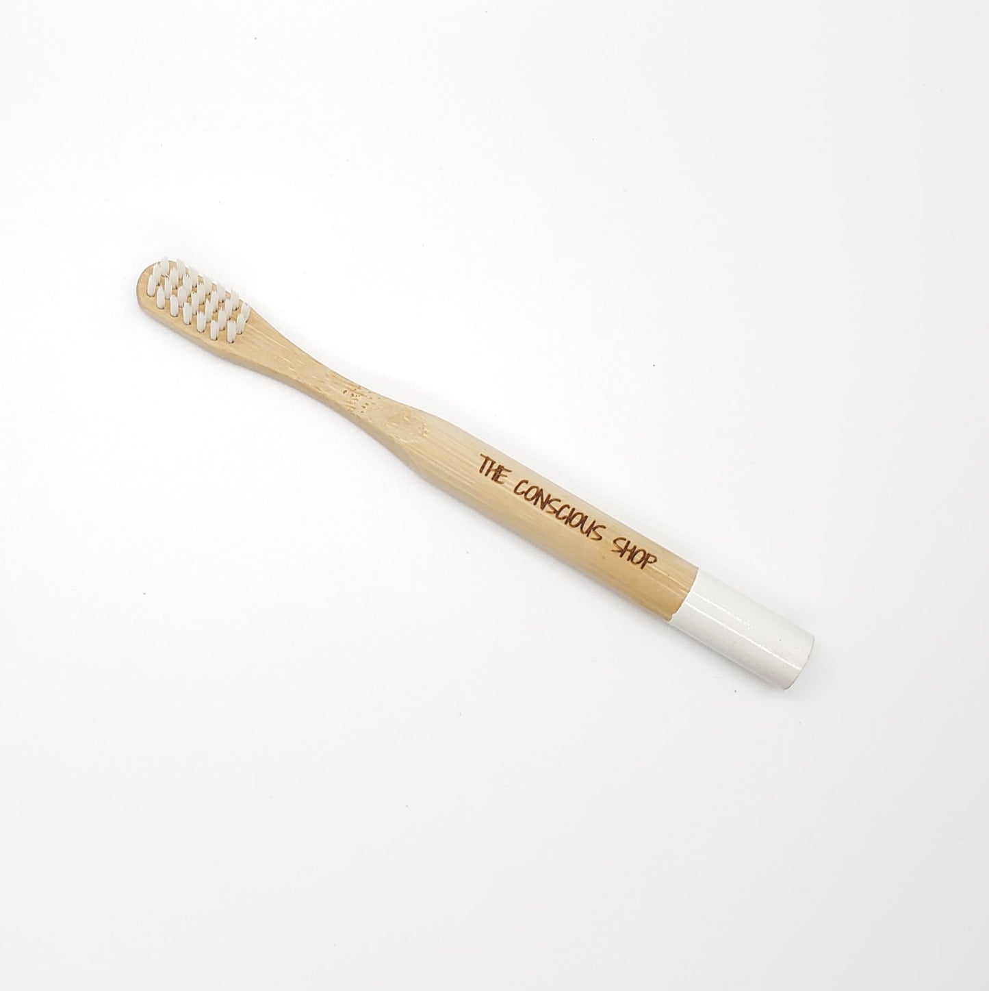 Kids white bamboo toothbrush