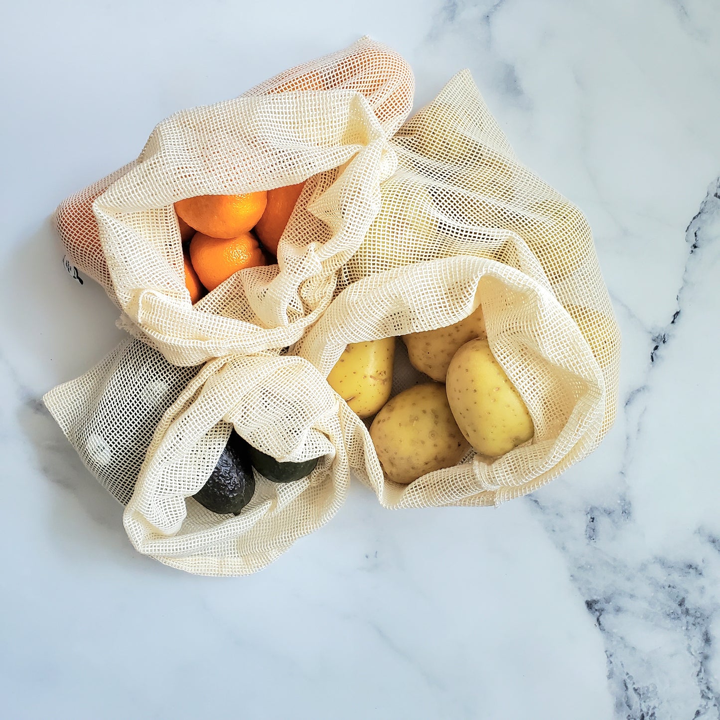 Set of 3 Produce Mesh Bags