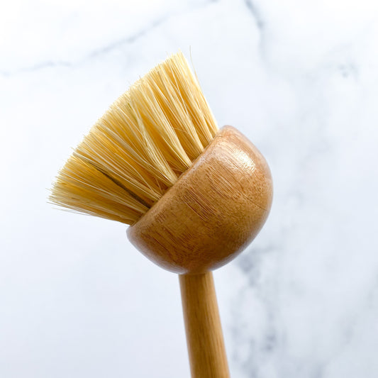 Wood Dish Washing & Scrubbing Brush - Cleaning Brush for Dishes & Kitchen